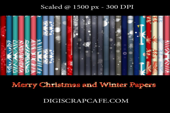 28 Christmas Winter Papers Backgrounds