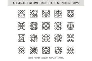 Abstract Geometric Shape Monoline 99: A Practical Evaluation for Designers and Developers