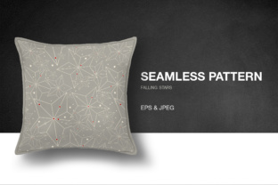 Falling Stars Seamless Pattern