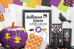 Hallowee Kawaii Pattern Backgrounds