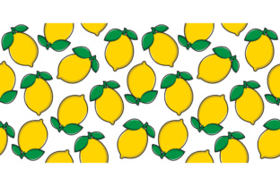 Lemon Fruit Seamless Pattern