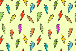 Lightning Vector Seamless Pattern: Hand-Drawn Energy for Designers and Brands