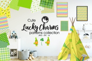 Lucky Charms Pattern Background Design