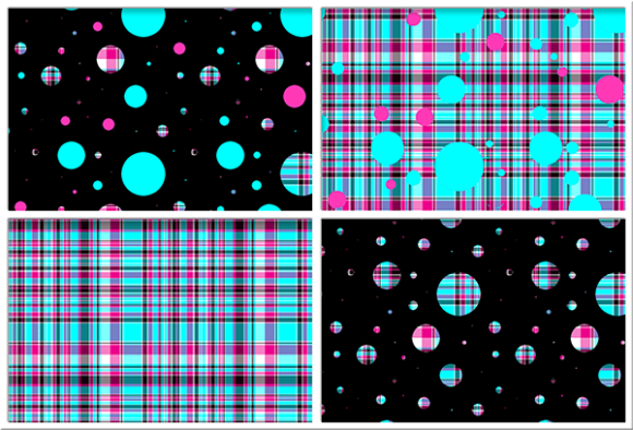 Polka Plaid, Blue Pink, and the Playful Magic of Pattern Fusion
