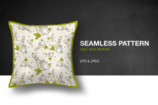 Salt and Pepper Seamless Pattern