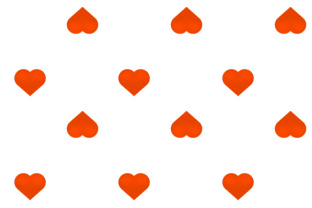 Seamless Pattern Red Hearts