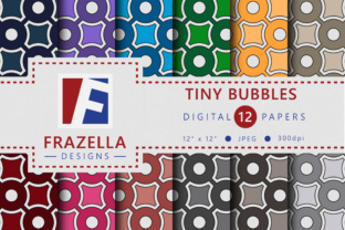 The Colorful Tiny Bubbles Digital Paper Collection